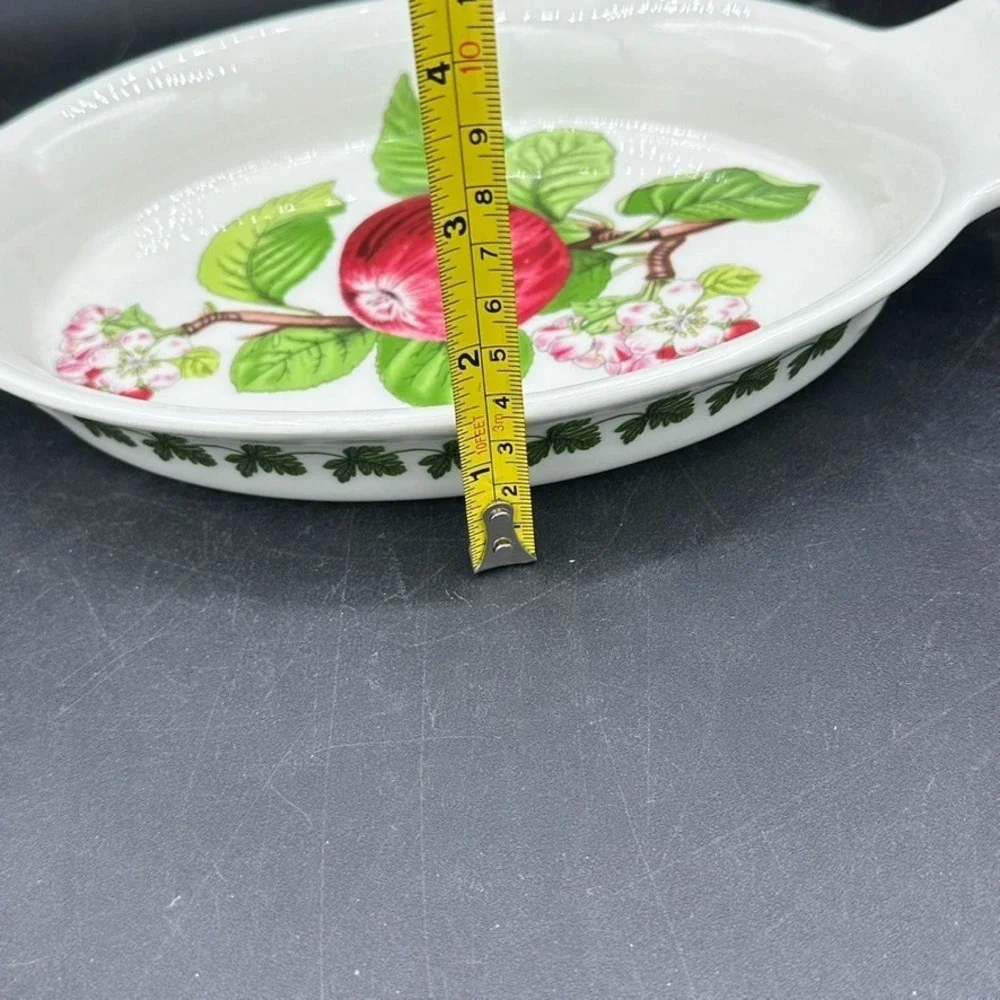 Portmeirion Pomona Morning Apple Oval Au Gratin Baking Serving Dish 12-3/4